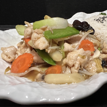 57. Hähnchen Chop-Suey