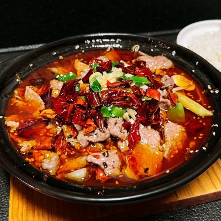 42.Beef in Hot Pot